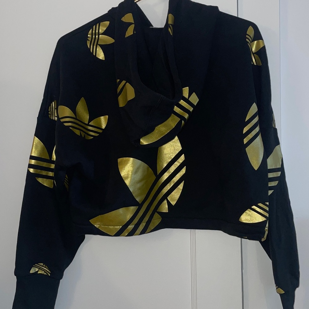 adidas sweatshirt | xs gold logo - Picture 11 of 15